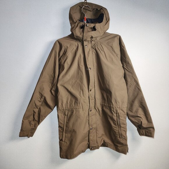 VINTAGE The North Face Goretex Parka Mens Large Long Brown Label
